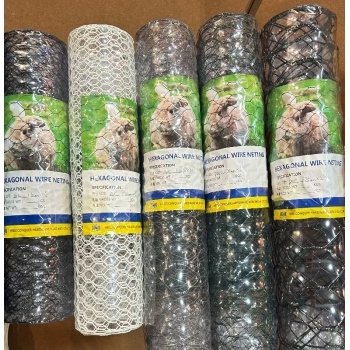Esposizione del prodotto Hexagonal wire netting and gabion boxes displayed at ANJIA Group Canton Fair exhibition